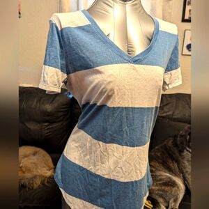 Z Supply striped V neck small